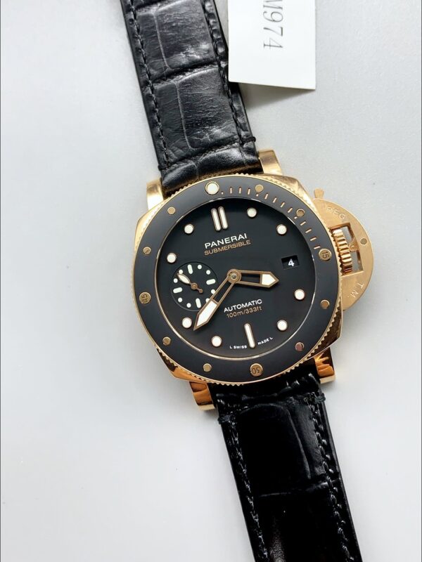 Panerai Submersible PAM974 Rose Gold Watch 42MM(1;1Super Clone)