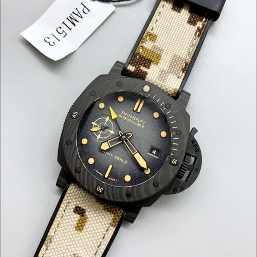 Panerai Submersible PAM1513 Carbotech GMT Navy Seals Edition 44MM(1;1Super Clone)