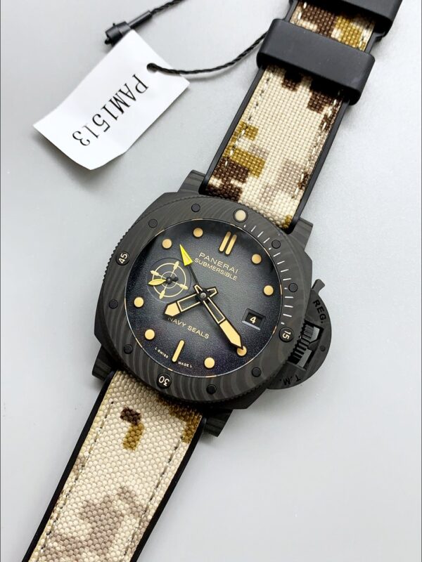 Panerai Submersible PAM1513 Carbotech GMT Navy Seals Edition 44MM(1;1Super Clone)
