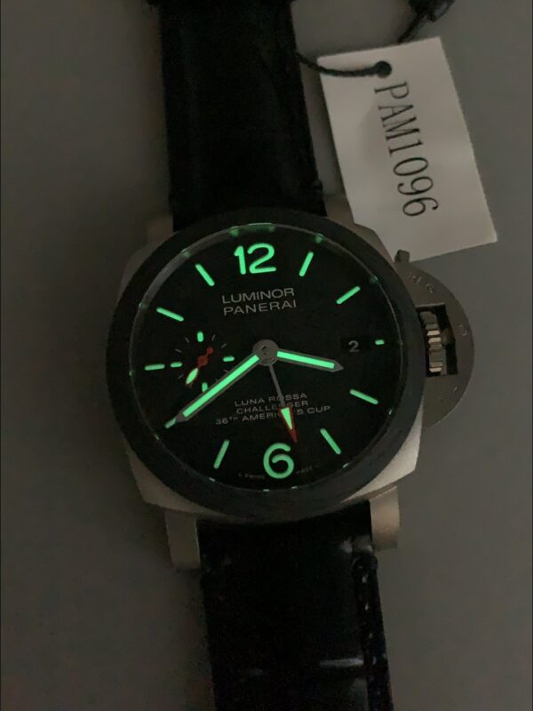 Panerai Luminor PAM01096 Luna Rossa Challenger Titanium Watch (1:1Super Clone)