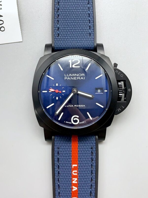 Panerai Luminor Marina PAM1408 Quaranta DLC Coated Luna Rossa 40MM(1:1Super Clone)