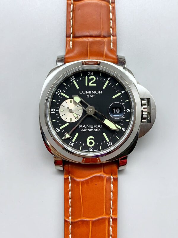 Panerai Luminor GMT Swiss Watch in Steel  PAM00161(1:1Super Clone)
