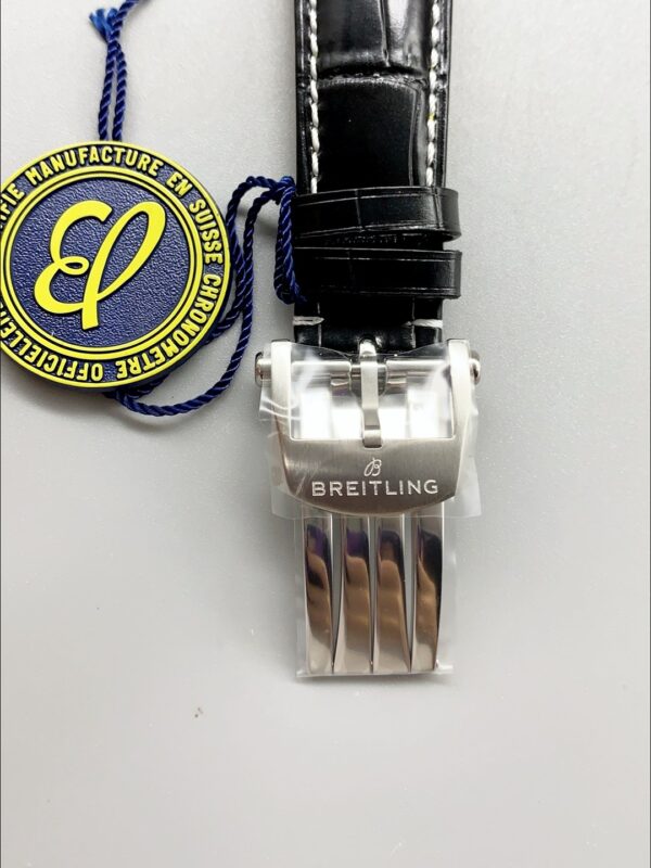 Breitling Navitimer B01 Chronograph 43 Black Dial – 904L Steel Casing (1;1Super Clone)