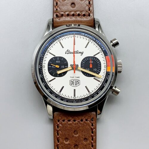 Breitling Top Time B01 Deus Edition Leather Strap (1:1Super Cloen)