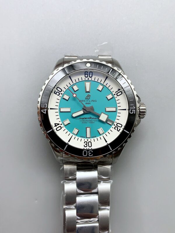 Breitling Superocean Disc in Blue Rubber A17376211L2S1 (1:1 Super Clone)