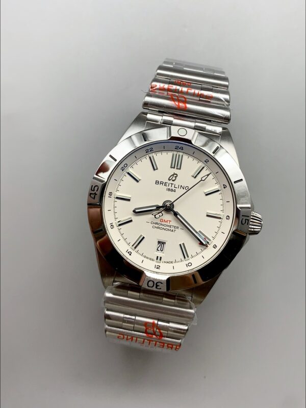 Breitling Chronomat Automatic GMT 40 White Dial(1:1Super Cloen)