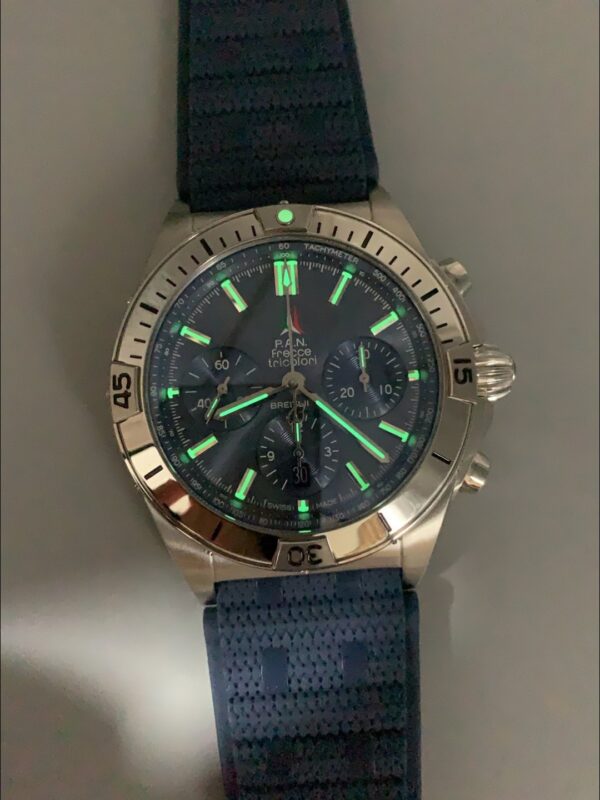 Breitling Chronomat B01 42 Edition Swiss 904L Steel Casing Blue Dial (1:1Super Cloen)