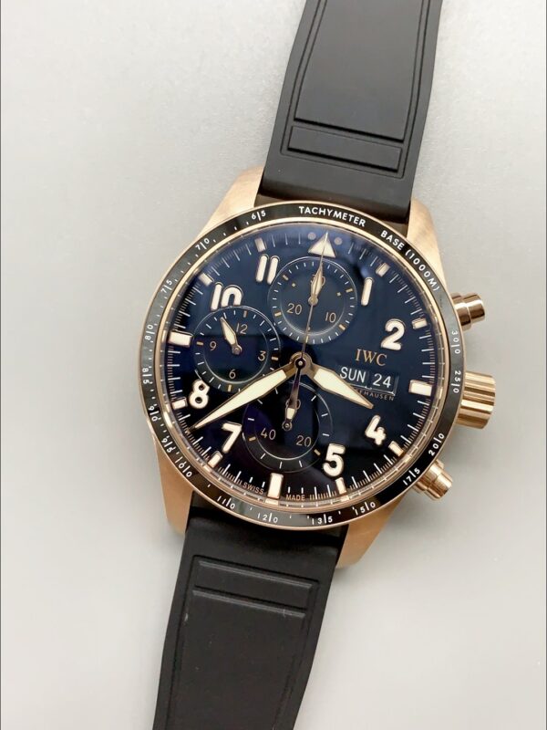 IWC Pilot’s IW388306 Chronograph 41 Mercedes-AMG Pertonas F1 Rubber Watch(1:1Super Clone)