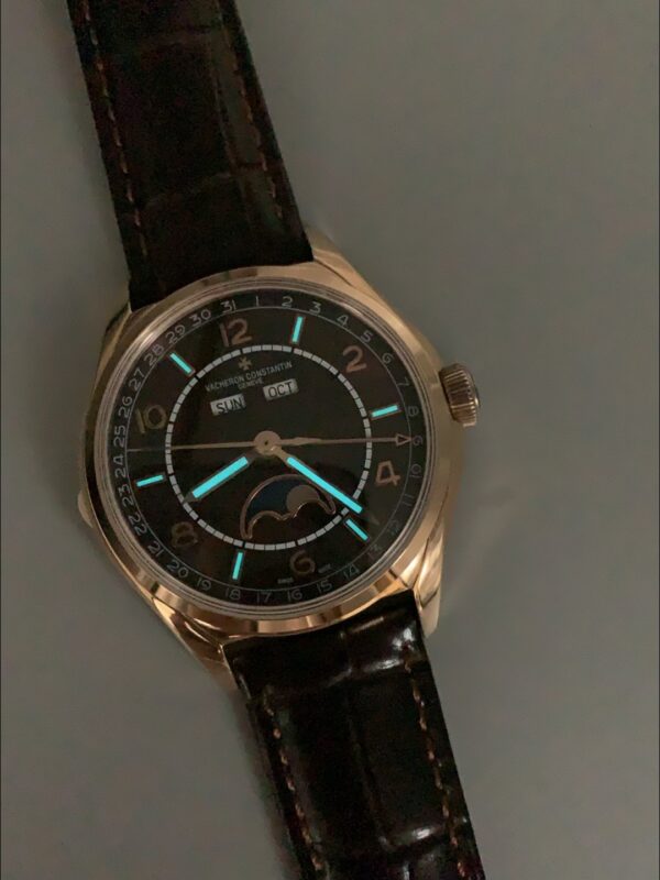 Vacheron Constantin Fiftysix Edition Rose Gold Watch 904L Steel Black Dial(1:1Super Clone)