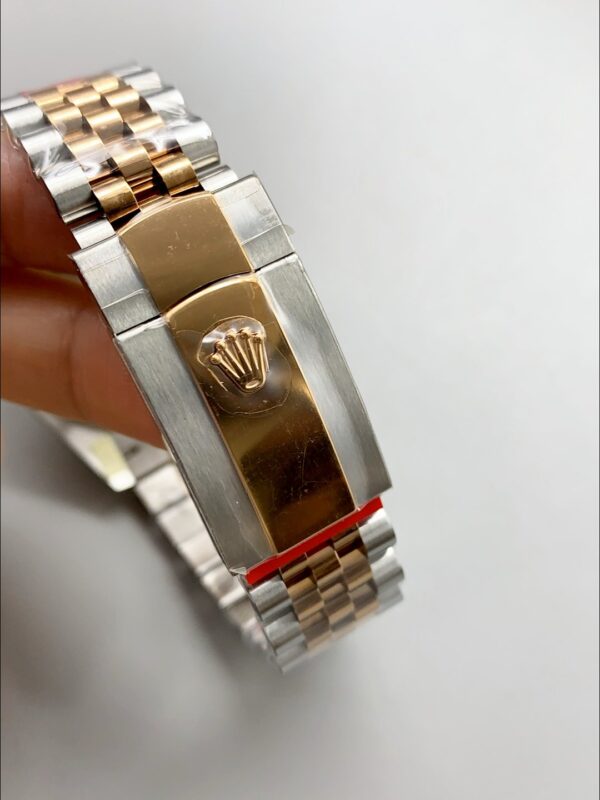 Rolex Datejust 41MM Two Tone Rose Gold Plating Fluted Dial Watch(1:1Super Clone )