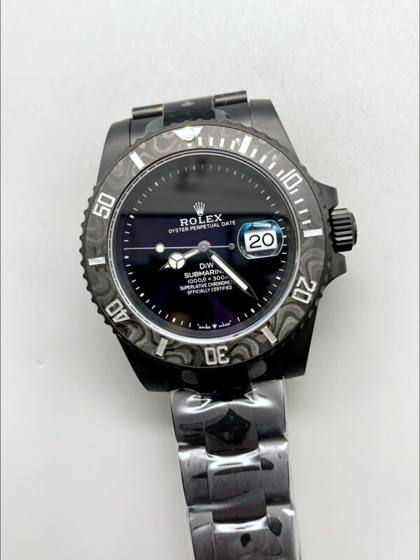Rolex Submariner DiW DLC Coated Steel Casing Black Ceramic Bezel Edition Watch(1:1Super Clone)
