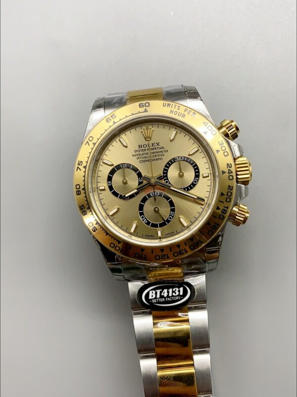 Rolex Cosmograph Daytona M126518 Gold Dial Original Cal.4131 Movement(1:1Super Clone)