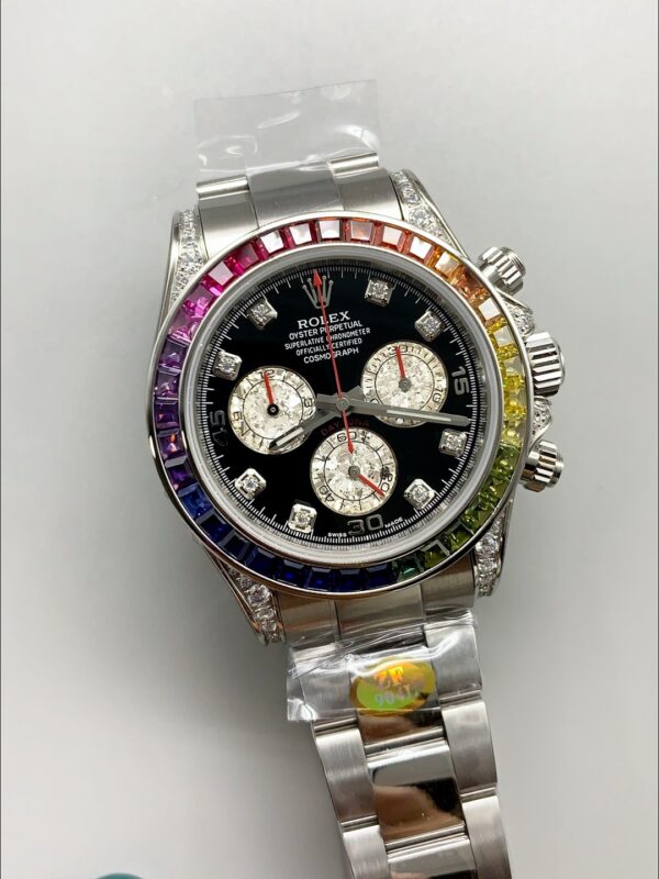Rolex Cosmograph Daytona 116599RBOW Stainless Steel Original Cal.4130 Movement(1:1Super Clone )