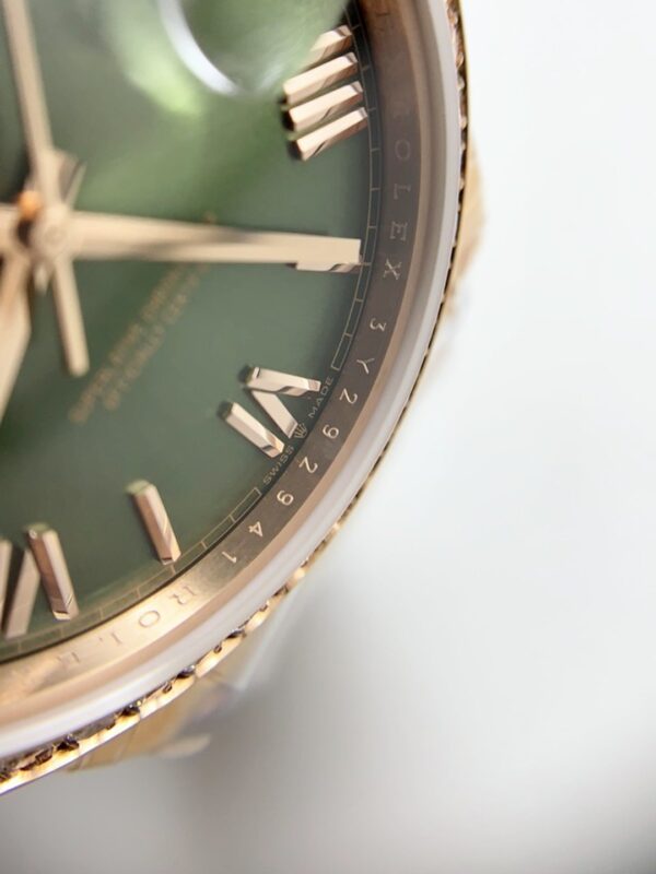 Rolex Day Date Presidential 18K Rose Gold Watch 40MM – Olive Green Dial(1:1Super Clone)