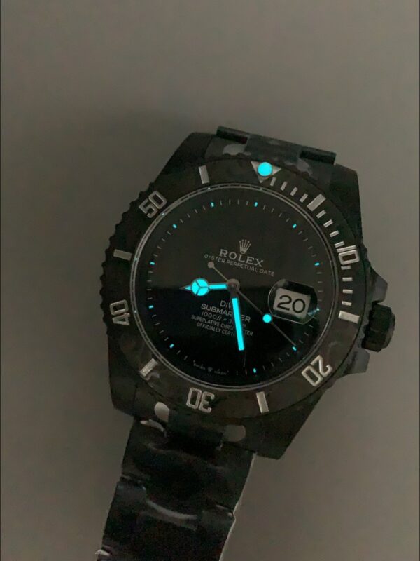 Rolex Submariner DiW DLC Coated Steel Casing Black Ceramic Bezel Edition Watch(1:1Super Clone)