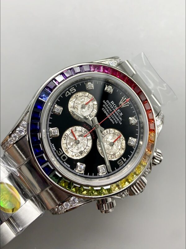 Rolex Cosmograph Daytona 116599RBOW Stainless Steel Original Cal.4130 Movement(1:1Super Clone )