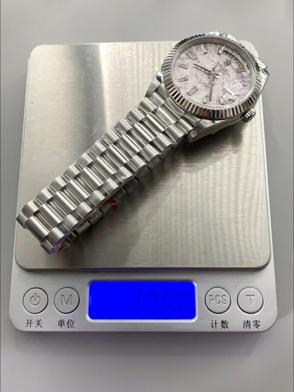 Rolex Day Date Presidential 904L Steel 40MM – Grey Dial (1:1Super Clone)