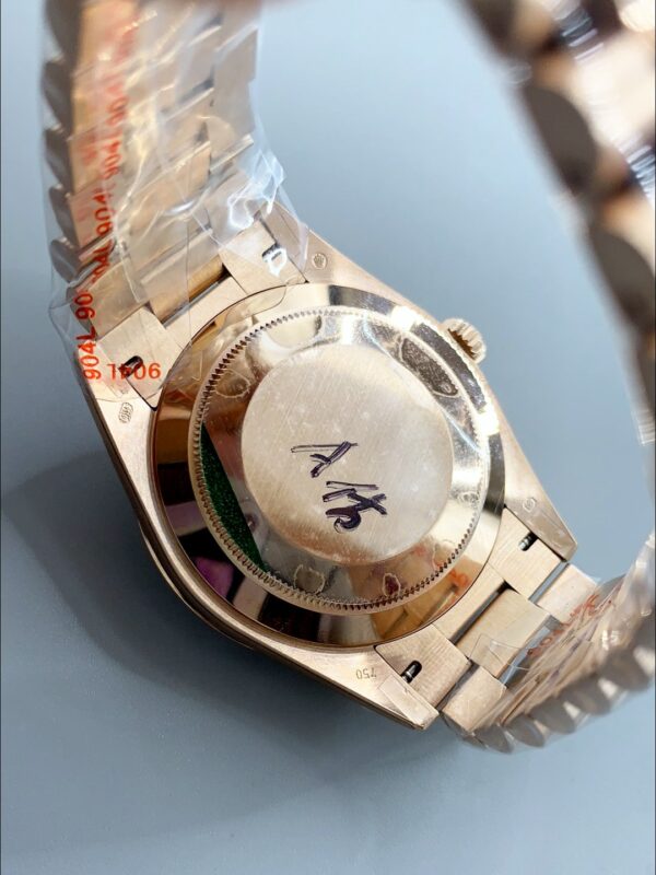 Rolex Day Date Presidential 18K Rose Gold Watch 40MM – Olive Green Dial(1:1Super Clone)