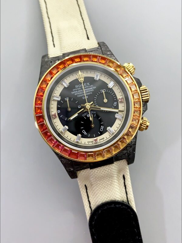 1E69C8813E697A5-34-23.jpg Rolex Daytona DiW Carbon Edition Rainbow Bezel – Forged Carbon Casing Beige Strap(1:1Super Clone )