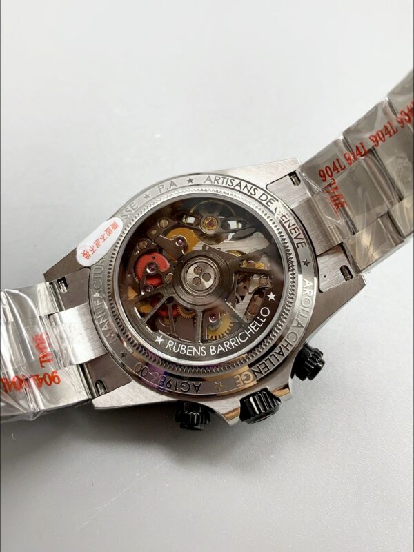 Rolex Daytona Artisans De Geneve Stainless Steel Watch Black Ceramic Bezel Watch(1:1Super Clone )