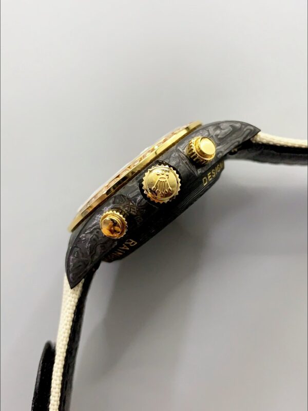 1E69C8813E697A5-36-23.jpg Rolex Daytona DiW Carbon Edition Rainbow Bezel – Forged Carbon Casing Beige Strap(1:1Super Clone )