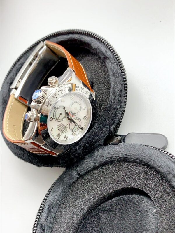 Rolex Daytona White Dial Brown Leather Strap Chronograph 1:1 Superclone