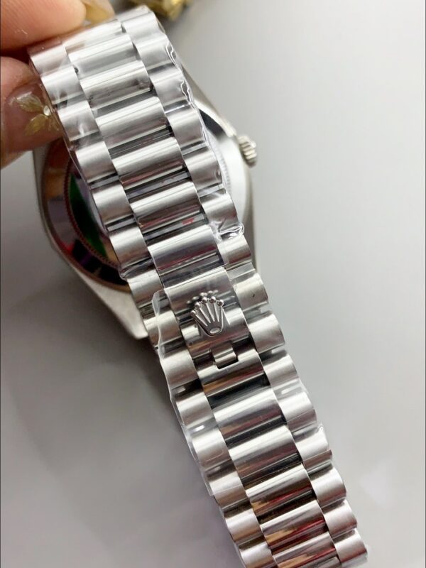 Rolex Day Date Presidential M228206-0004 904L Steel 40MM – Light Blue Dial (1:1Super Clone)