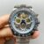 Rolex Daytona Artisans De Geneve Stainless Steel Watch Black Carbon Bezel Watch(1:1Super Clone )