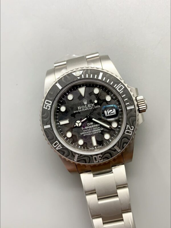 Rolex Submariner DiW Stainless Steel Casing Black Ceramic Bezel Edition Watch(1:1Super Clone)
