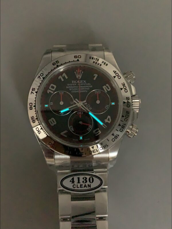 Rolex Daytona 116509 White Gold Original Cal.4130 Movement (1:1Super Clone)