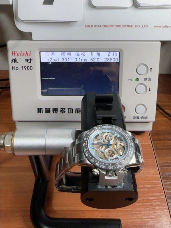 Rolex Daytona Artisans De Geneve Stainless Steel Watch Black Carbon Bezel Watch(1:1Super Clone )