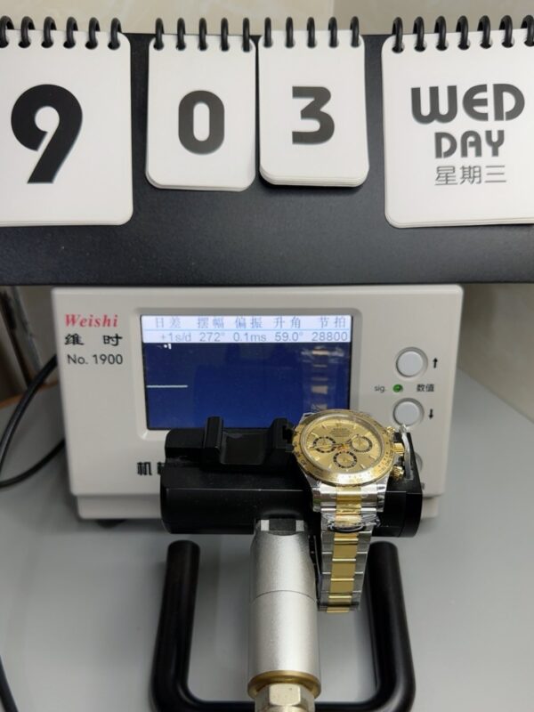 Rolex Cosmograph Daytona M126518 Gold Dial Original Cal.4131 Movement(1:1Super Clone)