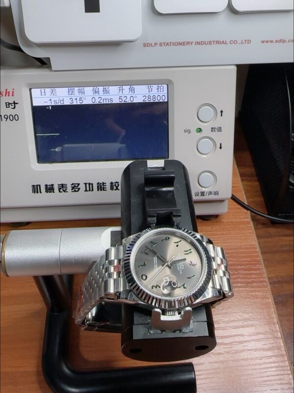 Rolex Datejust M126300 41MM ETA3235 Grey Arabic Dial – 904L Steel Casing(1:1Super Clone)