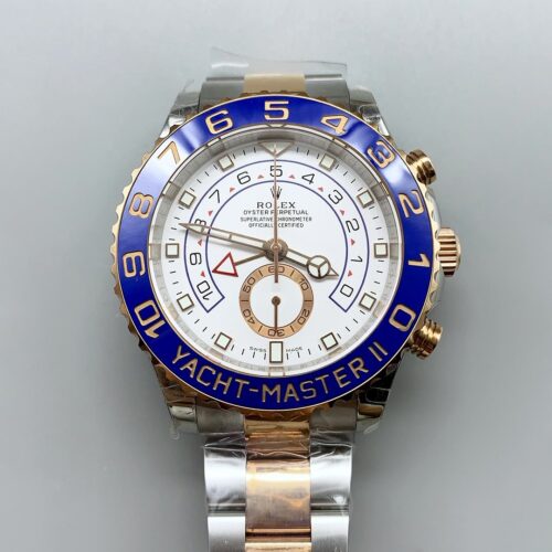 Rolex Yachtmaster II Stainles Steel Ref.116681 Two Tone (1:1Super Clone)