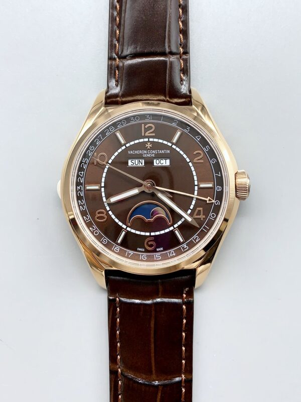 Vacheron Constantin Fiftysix Edition Rose Gold Watch 904L Steel Black Dial(1:1Super Clone)