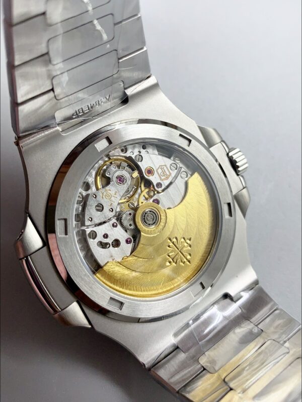 Patek Philippe Nautilus Stainless Steel Black Dial Diamond Bezel 1:1 Superclone