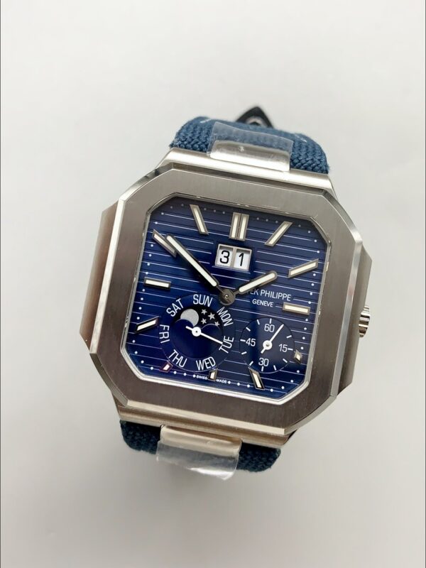 Patek Philippe Cubitus 5822 904L Steel Casing Blue Dial (1:1Super Clone)