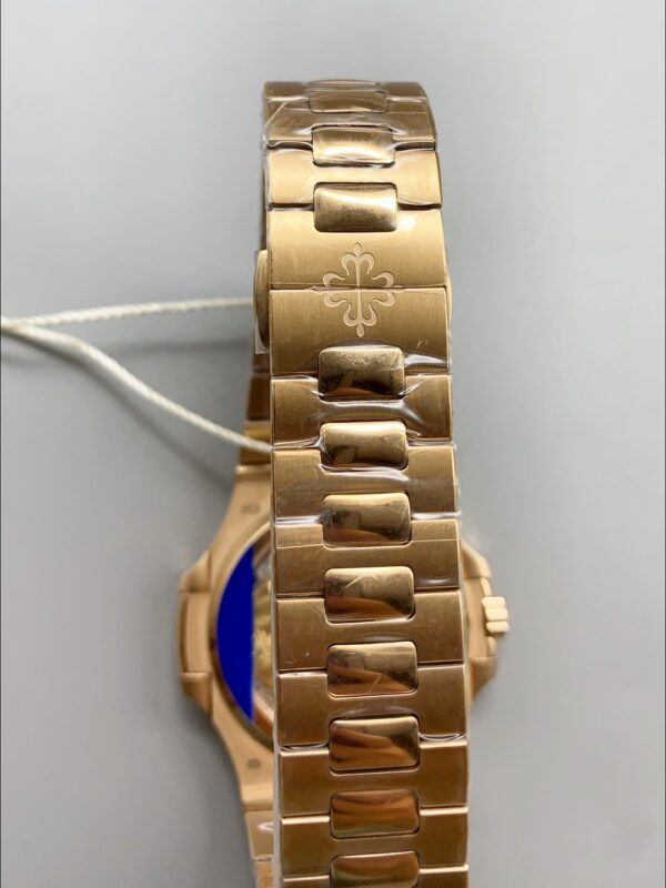 Patek Philippe Nautilus 5712/R Brown Dial Gold Strap(1:1Super Clone)