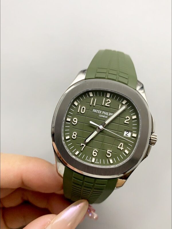 Patek Philippe Aquanaut 5168G Green Dial 904L Steel (1:1Super Clone)