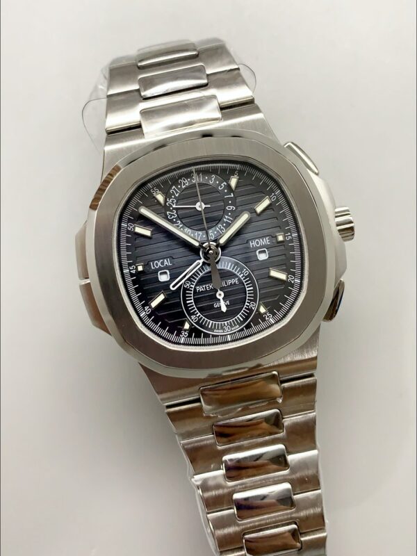 Patek Philippe Nautilus 5990/1A 904L Steel Case in Grey Dial(1:1 Super Clone)