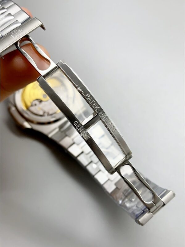 Patek Philippe Nautilus Stainless Steel Grey Blue Dial 1:1 Superclone