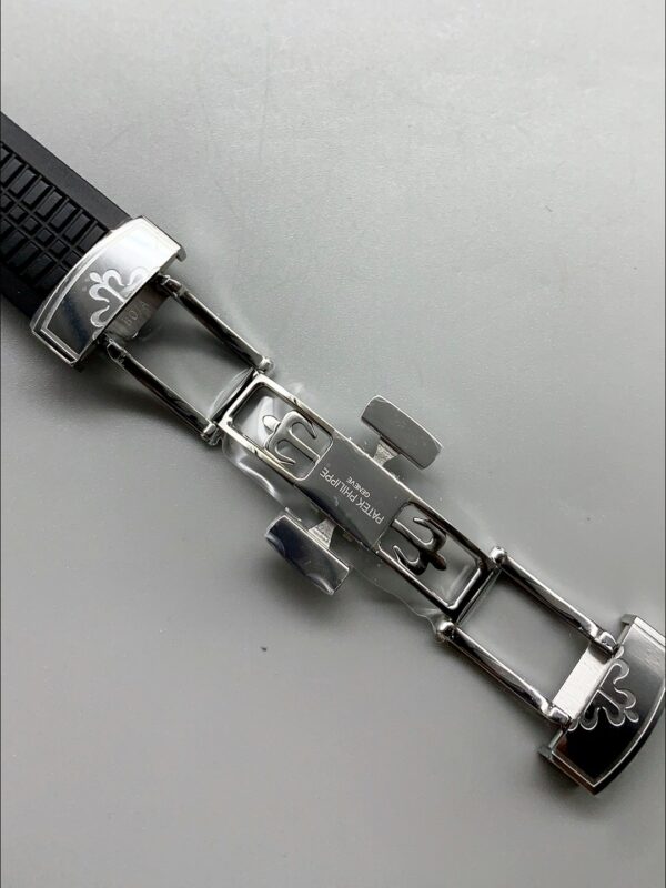 Patek Philippe Aquanaut Stainless Steel Black Dial Rubber Strap 1:1 Superclone