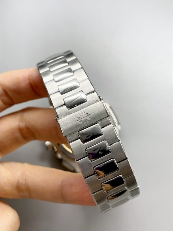 Patek Philippe Nautilus 5980 Chronograph Steel Case in Black Dial (1:1Super Clone)