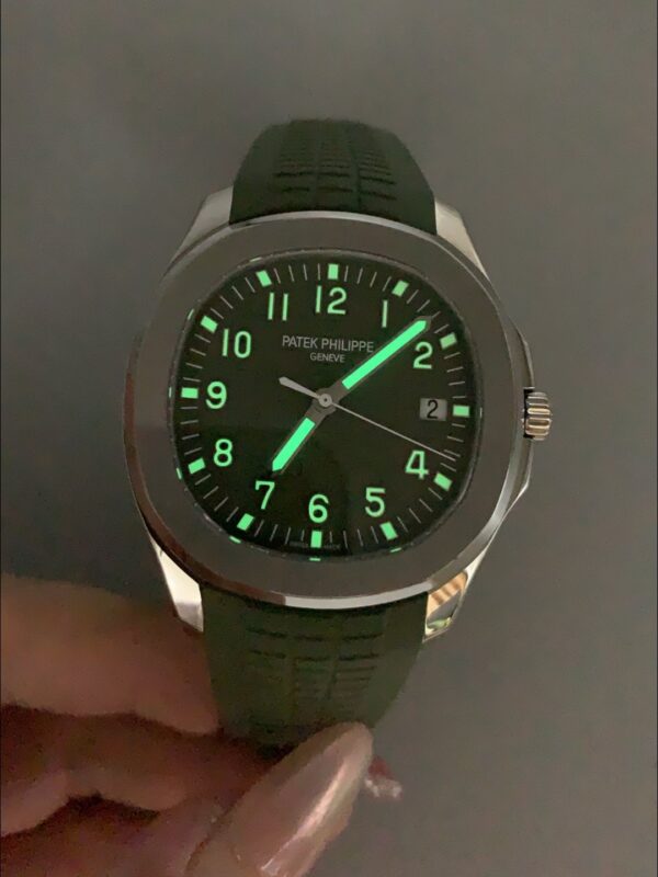 Patek Philippe Aquanaut 5168G Green Dial 904L Steel (1:1Super Clone)