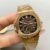 Patek Philippe Nautilus 5712/R Brown Dial Gold Strap(1:1Super Clone)