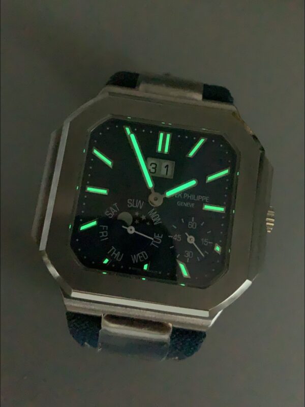 Patek Philippe Cubitus 5822 904L Steel Casing Blue Dial (1:1Super Clone)