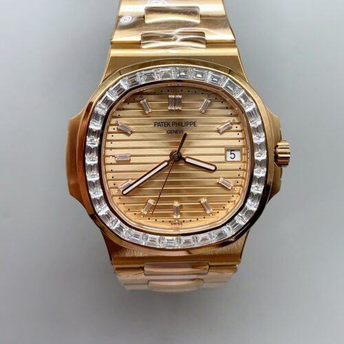 Patek Philippe Nautilus 5711 Rose Gold Dial Rose Gold(1:1 Super Clone)