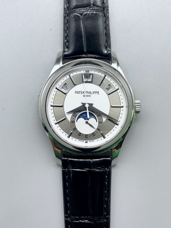 Patek Philippe 5205-001 Complications MoonPhase Light Grey Dial(1:1Super Clone)