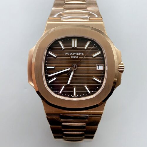 Patek Philippe Nautilus 5711/1R-001 in Rose Gold Brown Dial(1:1Super Clone)