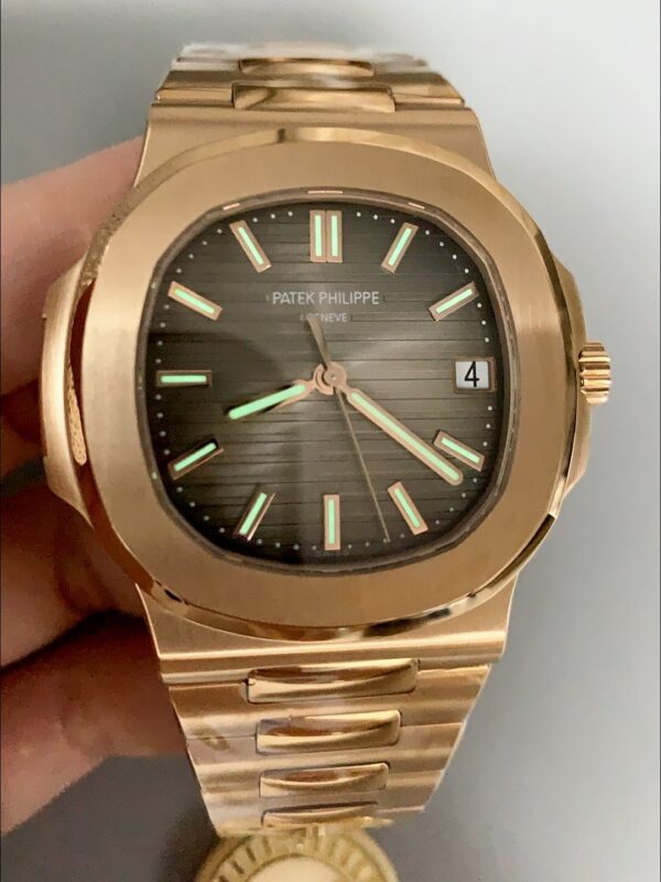 Patek Philippe Nautilus 5711/1R-001 in Rose Gold Grey Dial(1:1 Super Clone)